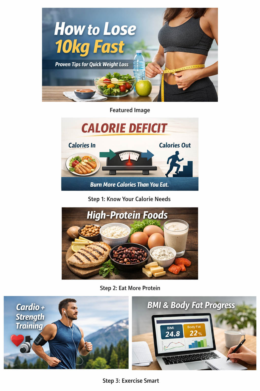 How to Lose 10kg Fast